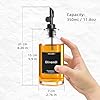 Bouteille Design Noir Set De 2 Bouteilles Huile/vinaigre 280 Ml - Verre, Bec Verseur Automatique, étiquettes, Noir Bouteille Design Noir Set De 2 Bouteilles Huile/vinaigre 280 Ml - Verre, Bec Verseur Automatique, étiquettes, Noir