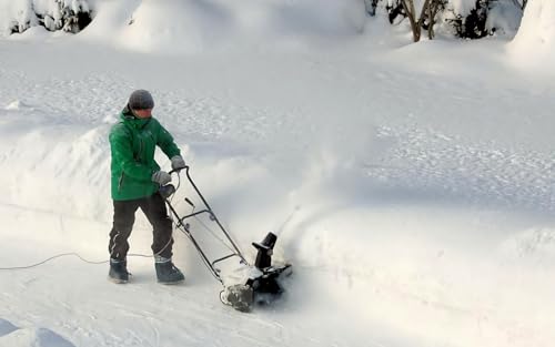 PowerG ヘッドライト付 電動除雪機 スノーブロワー の商品画像 1