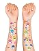 Baby Shark Temporary Tattoos for Kids 130 Tatoos Baby Shark Party Favors and Birthday Party Decorations Party Supplies for Children Halloween Costume (V2)
