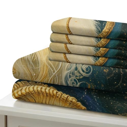 Parure de lit chèvre imprimé 3D microfbre 260x220 housse couette