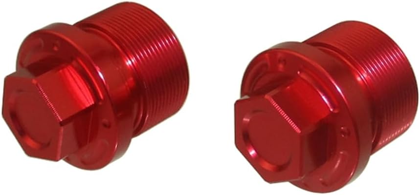 Motorcycle Front Fork Caps For Honda CRF110 CRF125 All Models Pit Dirt Bikes (Red)