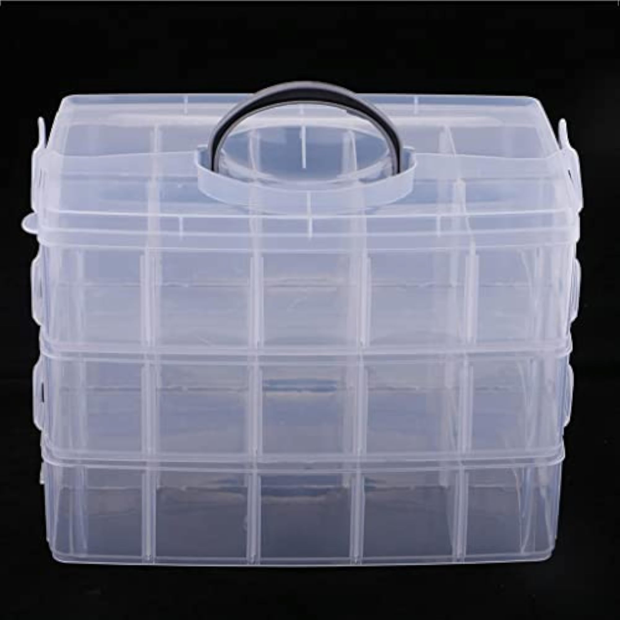 3x3 Layer 30 Slots Poly Jewelry Tool Box Beads Holder