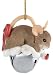 Enesco Charming Tails Sharing a Little Jingle with You Ornament, 2-Inch