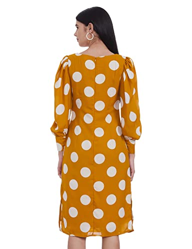 Image of Marie Claire Women's Polyester A-Line Midi Casual Dress