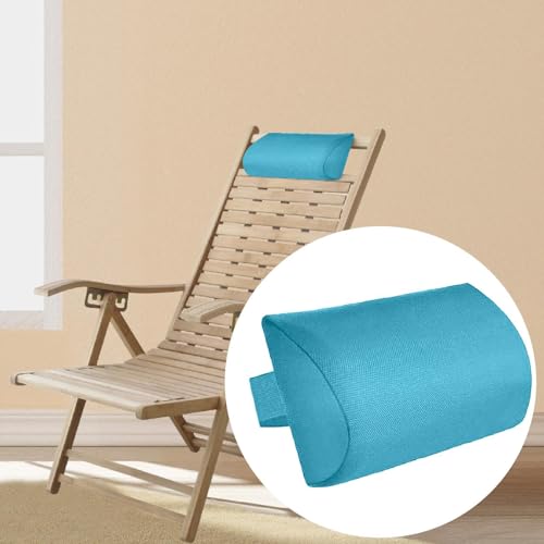 Almohada de Espuma para Cuello 35 cm Azul Ergonomica miniatura 4