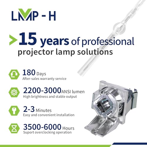 Lámpara para proyector BENQ TK800 TK800M W1700 miniatura 3