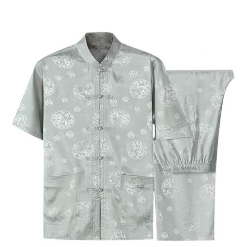 Hanfu d'été en soie glacée pour homme idéal pour vos vacances