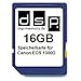 Produktbild DSP Memory Z-4051557436923 16GB Speicherkarte für Canon EOS 1300D