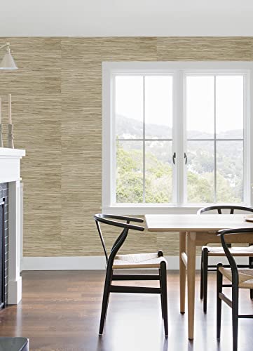 Brewster 282-65621 Bataan Grasscloth Wallpaper, Wheat #TOP1