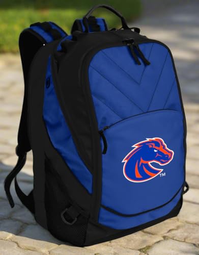 Image of Broad Bay Boise State Backpack | Official BSU Broncos Logo, Padded Laptop Computer Section, Premium 600 Denier Nylon Fabric,
