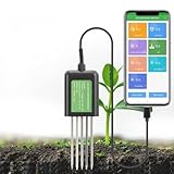 USB Soil Sensor 7 in 1 Digital Soil Tester, Soil Testing Meter for PH/EC Temperature & Humidity Nutrients Analysis, for Gardening Agriculture Plants, for Android system