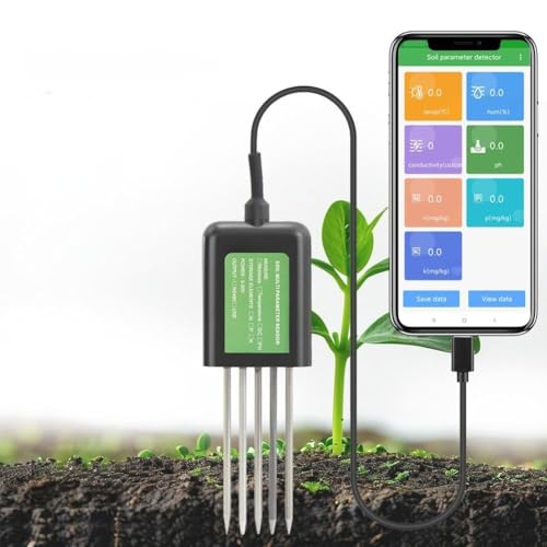USB Soil Sensor 7 in 1 Digital Soil Tester, Soil