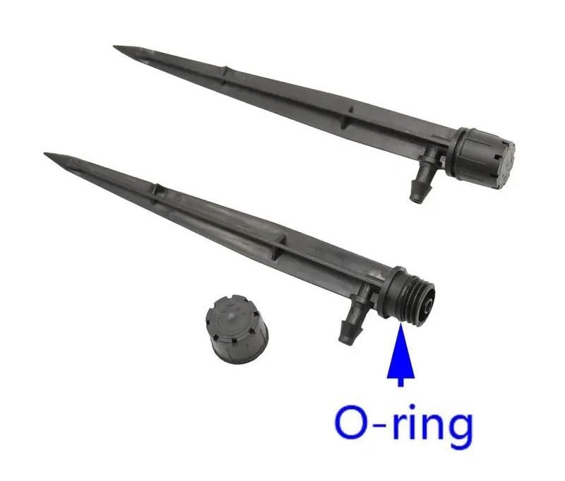 Irrigazione da giardino Irrigazione a goccia Gocciolatore regolabile Irrigazione ugello con O-ring for irrigazione di piante in serra 200 pezzi