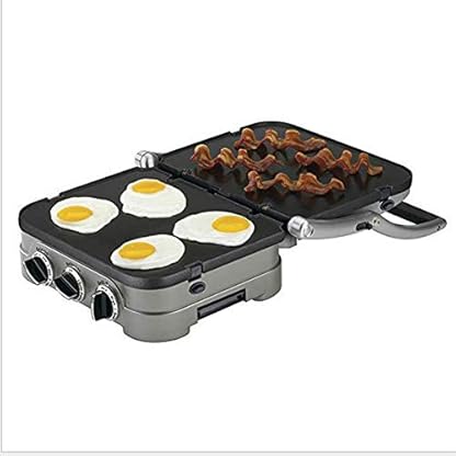BIYLL Kontaktgrill abnehmbaren Grillplatten Teppanyaki Tischgrill elektrisch,Antihaftende Grillplatte,1800W…