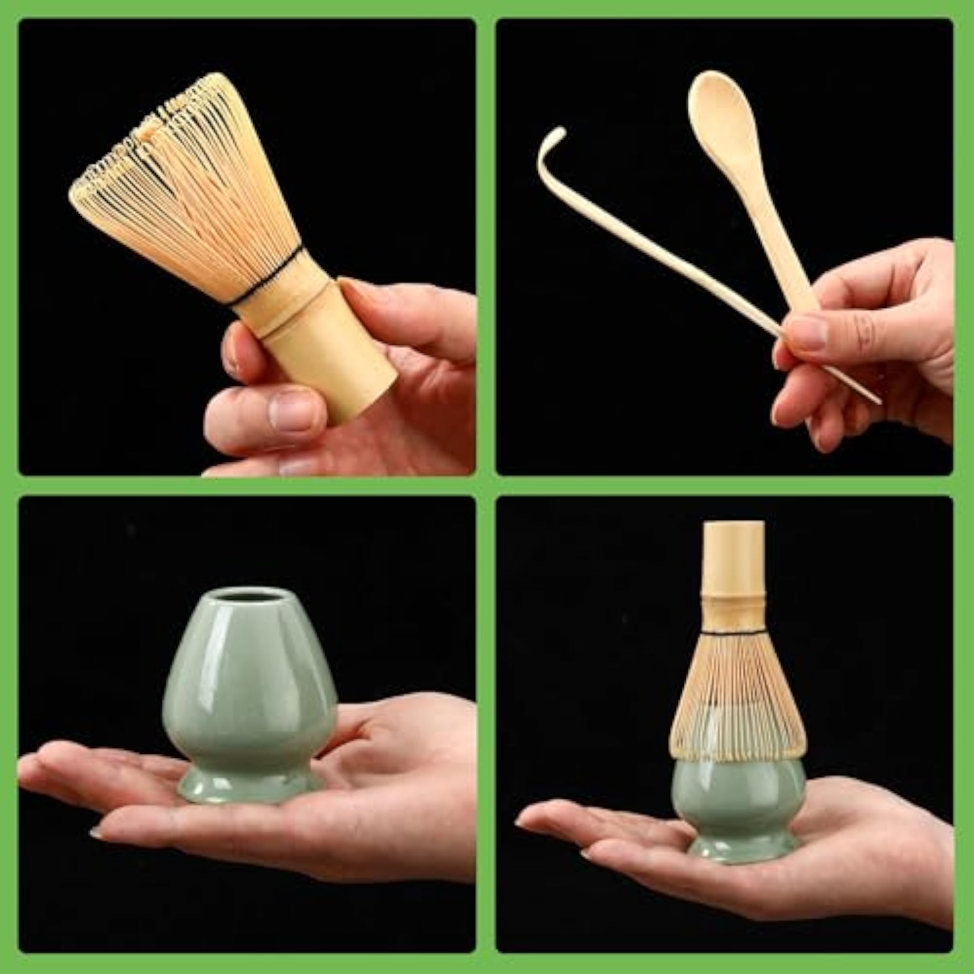 5-Piece Matcha Whisk Kit for Japanese Tea Ceremony