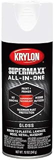 Krylon K08969000 White Enamel (Actual Net Contents: 12-oz) Spray Paint, 12 oz