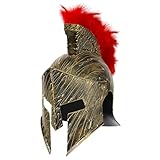 Servllcell Medieval Roman Knight Helmet,Plastic Greek Spartan Gladiator Helmet Medieval Costume Accessories,Halloween Hat