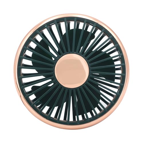 Genérico Ventilador portátil para coche, ventilador USB para coche - Ventilador de aire de aire USB | Pequeño refrigerador con luz, dispositivo de ventilación de automóviles para viajar en campamento