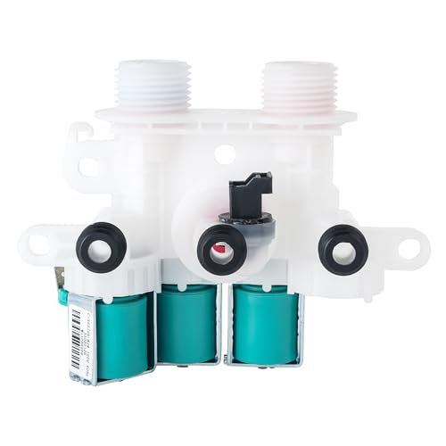 Washer Water Inlet Valve for Maytag MVW6230HW2/1/0 MVW6200KW2/1/0 Whirlpool (cabrio) WTW8127LC0WTW8040DW4/3/2/1/0 WTW7000DW4/3/2/1/0 WTW7300DW2/1/0 WTW7040DW2/1/0 Replacement.
