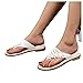 Women's Slide Slipper Bohemia Rhinestone Sandal Comfortable Yoga Slippers All-Day Comfort Fit Shoes
