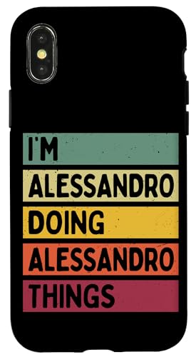 I'm Alessandro Doing Alessandro Things �ʔ��� �p�[�\�i���C�Y �X�}�z�P�[�X iPhone X/XS �p