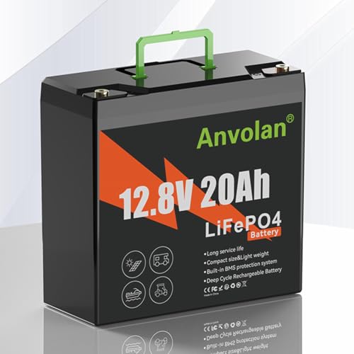 12V 20Ah LiFePO4 Lithium Batterie Mit BMS – 15000+ Zyklen Für Elektroantrieb, Solar & Beleuchtung