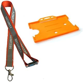 20mm Lanyard with Safety Break Away and Matching Single Card Holder (Rainbow)