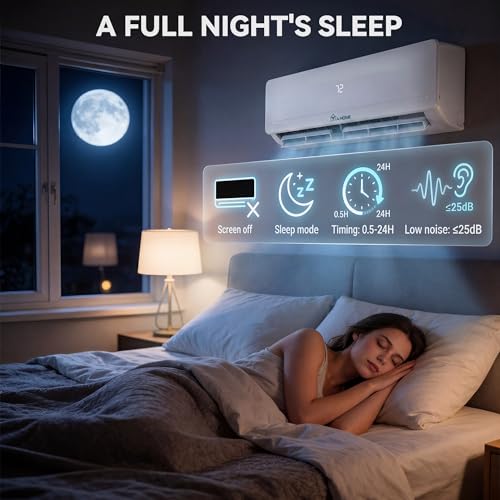 Image of YITAHOME 18000 BTU Mini Split AC /Heating System, Ductless Mini Split Air Conditioner Heat Pump,230V 20 SEER2 Energy Efficient Inverter AC Unit,Wifi Enabled Compatible with Alexa for Apartment, Garage
