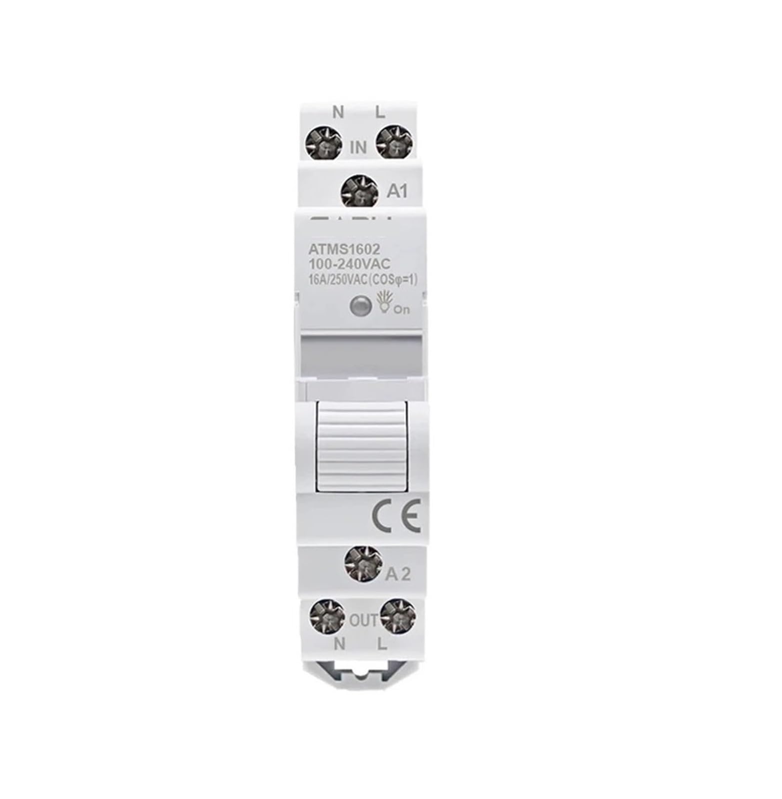 AC 110V 220V 16A DIN Rail Smart Timer Relay Switch Circuit Breaker Remote Control KWH Energy Meter(1602 Metering)
