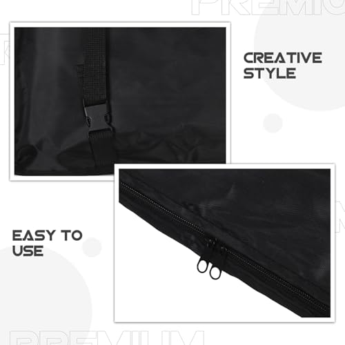 Bolsa de snowboard acolchada Alipis de 185 cm con ruedas estancas y nailon protector 420D 3
