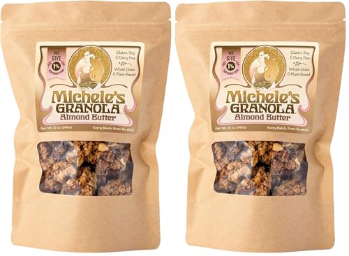 MICHELES GRANOLA Almond Butter Granola, 12 OZ (Pack of 2)