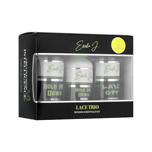 Ericka J. 3-Step Wig Installation Kit: Skin Guard, Hold Me Down Adhesive & Laid Off Remover