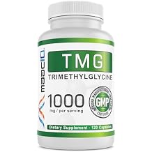 MAAC10 TMG 1000MG NSF Certified Supplement | Trimethylglycine or Betaine Anhydrous | Methylation, Homocysteine and Liver Support 120 Capsules
