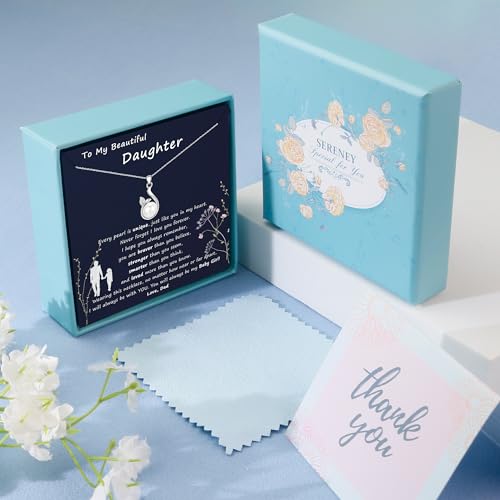 Sereney-Sterling-Silver-Freshwater-Pearl-Necklace-for-Granddaughter-Christmas-Gifts-for-Teen-Girls-Daughter-Necklace-from-Dad-as-Daughter-Baptism-Gifts-Young-Adult-Jewelry-for-Girls-Granddaughter-Gift