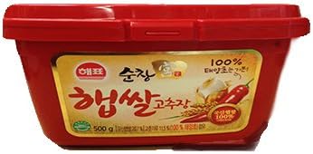 Haepyo Sunchang Spicy Hot Pepper Paste 500g 해표 순창 햅쌀 고추장 500g