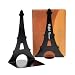 Outop 1pair Black Iron Tower Nonskid Bookends Bookend