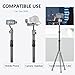 Koolehaoda Tripod Extension Pole, 3 Section Center Columns, Aluminium Tripod Extender Tube Telescopic Stick Rod with 1/4
