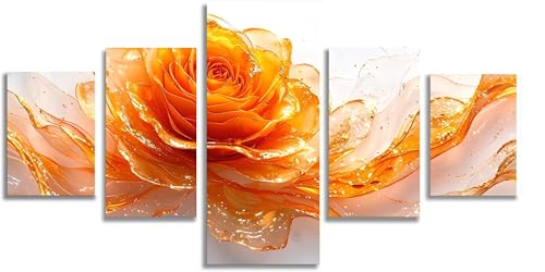 Broderie Diamant Kit Complet Rose Mefooge - Éliminez le Stress Grâce au Strass Art Géant 100x60cm