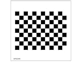 Lens Focus Calibration Chart Film Pattern Calibrating PET Or Aluminium Oxide Chess Board...