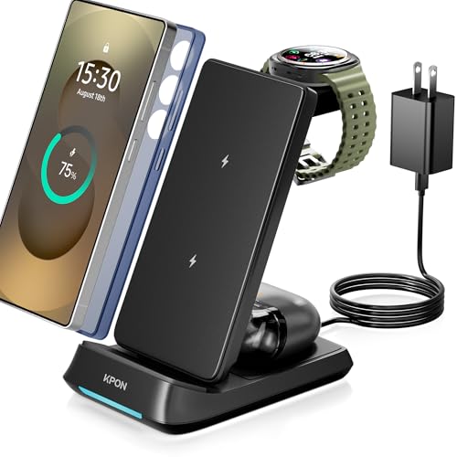 KPON 3-in-1 Charging Station for Samsung Devices