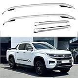 4Pcs for VW Amarok 2023-2026 Silver roof Rail Roof Rack Cross Bar Accessories