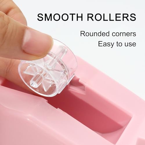 WELSTIK Klebebandabroller-abroller klebeband für Büro Restaurant Blumenladen Konditorei, Pink