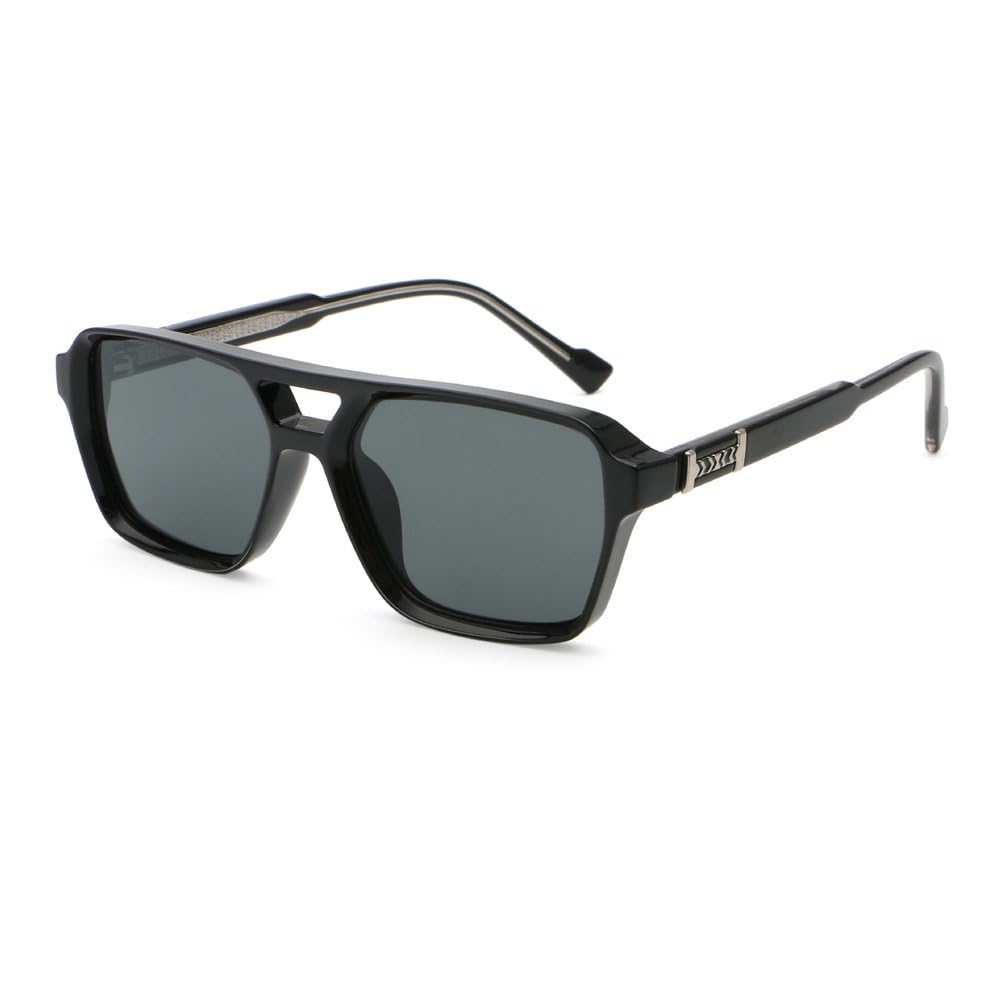 Gafas de sol polarizadas con montura grande, elegantes, para hombre y mujer (modelo 2026). Ideales para viajes al aire libre, conducir y para usar al aire libre.