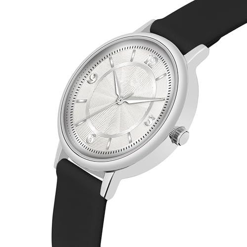 Image of Acnos 6 Colors Dial Leather Strap Quartz Analog Watch for Women - Classic & Stylish