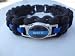Police Thin Blue Line Wife Paracord Survival Bracelet with Charm By Bostonred2010 (7)