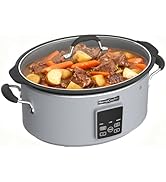 HOMECOOKIN Slow Cooker, Extra Large 10 Quart Digital Programmable Slow Cookers with Timer, Dishwa...