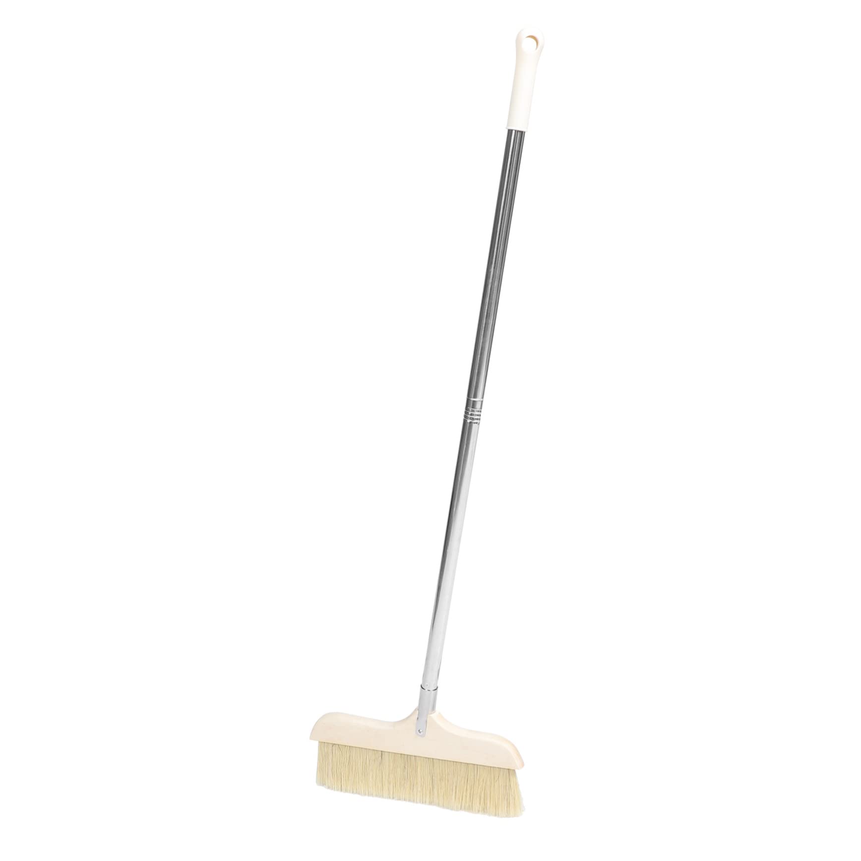 KOMBIUDA Soft Bristle Cleaning Brush Extendable Handle Floor Broom for Carpet Kitchen