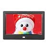 Bewinner Digitale fotolijst van 1024 x 600 cm (7 inch), HD led-display, digitale fotolijst met MP3-wekkerfunctie, 4…