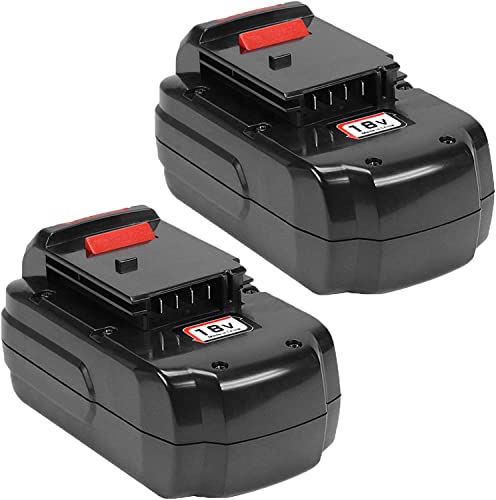 2Packs 4500mAh PC18B Ni-Mh Replacement Battery Compatible with Porter Cable 18V Battery PCC489N PCMVC PCXMVC PCC489N PC18BL PC18BLX PC18BLEX PC18B-2