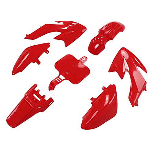 Kit carénage plastique CRF50 XR50 garde-boue rouge pour pit bike 110cc